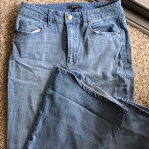 High-Waisted Bell Bottom Jeans